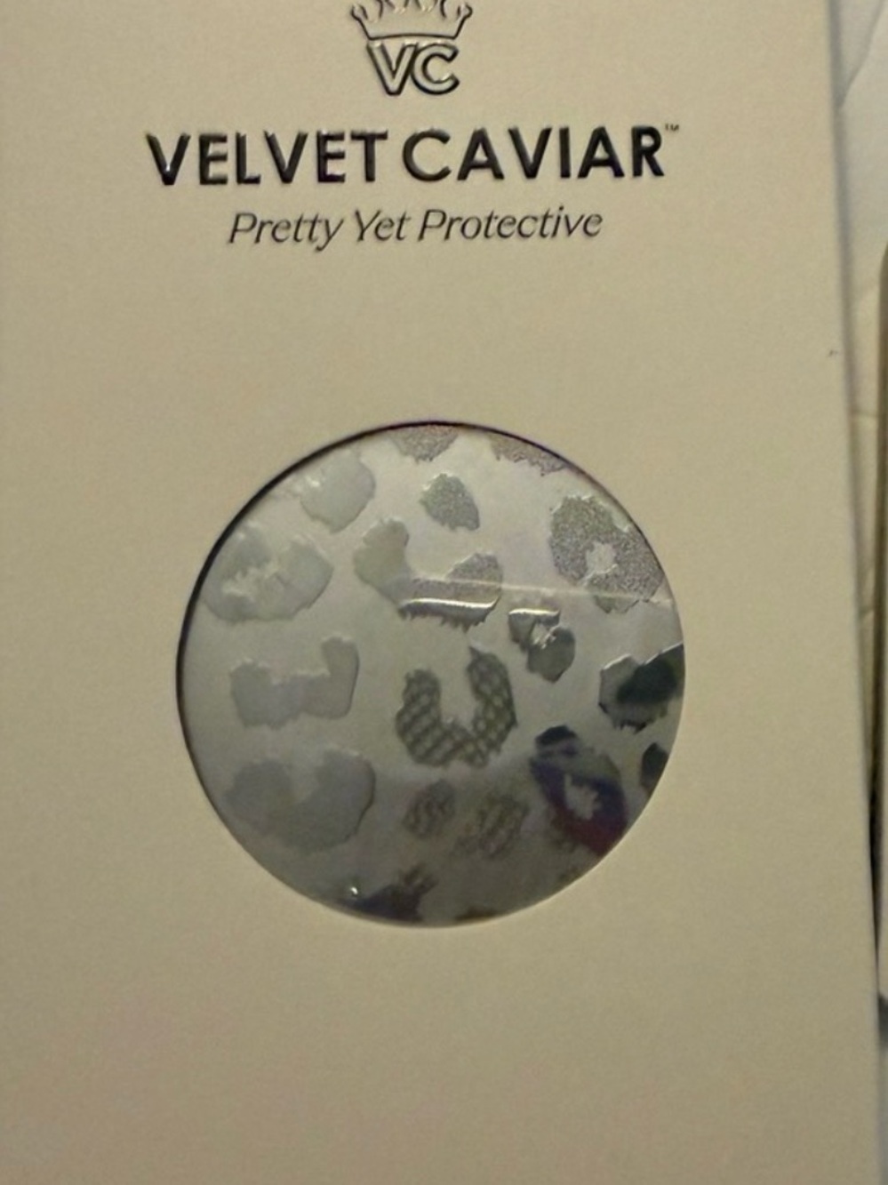 Velvet Caviar silver chrome Leopard IPhone pro max 16 case